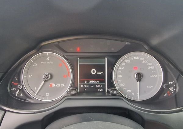 Audi SQ5 cena 106700 przebieg: 145000, rok produkcji 2013 z Wielichowo małe 301